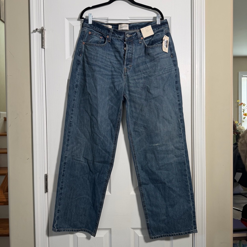 Universal Thread Dark Blue Relaxed 90s Baggy Wide Leg Jeans